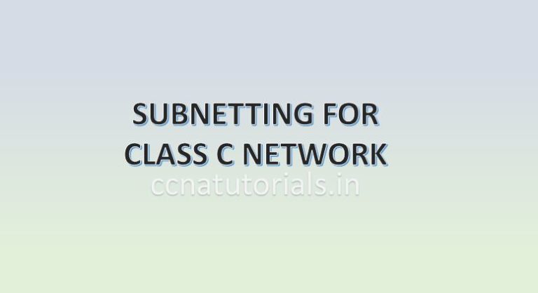 Subnetting For Class A Network Explained - CCNA TUTORIALS