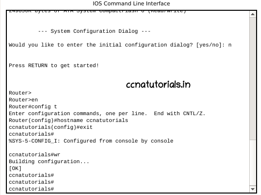 command line interface CLI, ccna, ccna tutorials