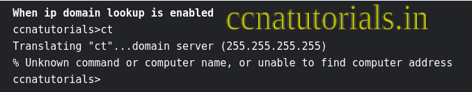 no ip domain lookup command , ccna, ccna tutorials 