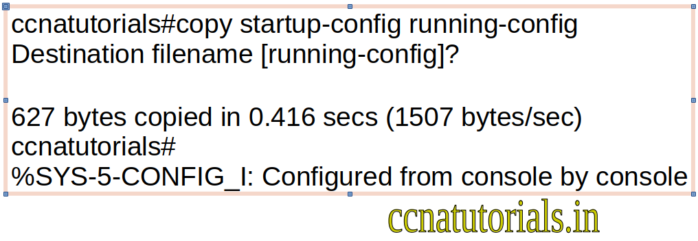 restore configuration of router, ccna, ccna tutorials