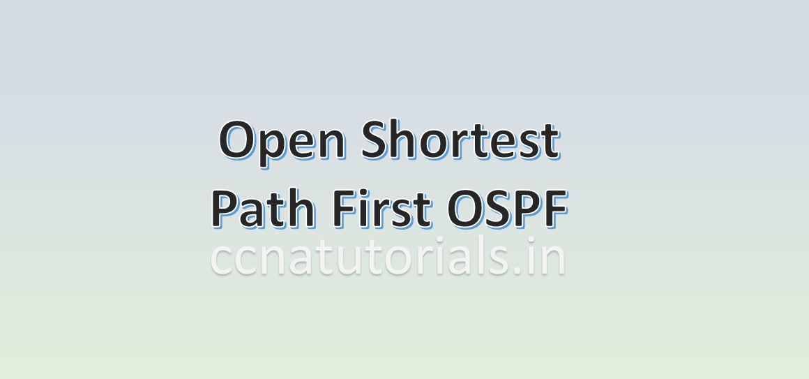 open shortest path first ospf, ccna, ccna tutorials