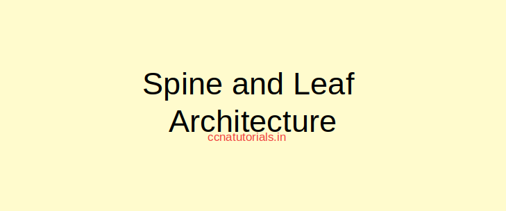 spine and leaf architecture cisco, ccna, ccna tutorials