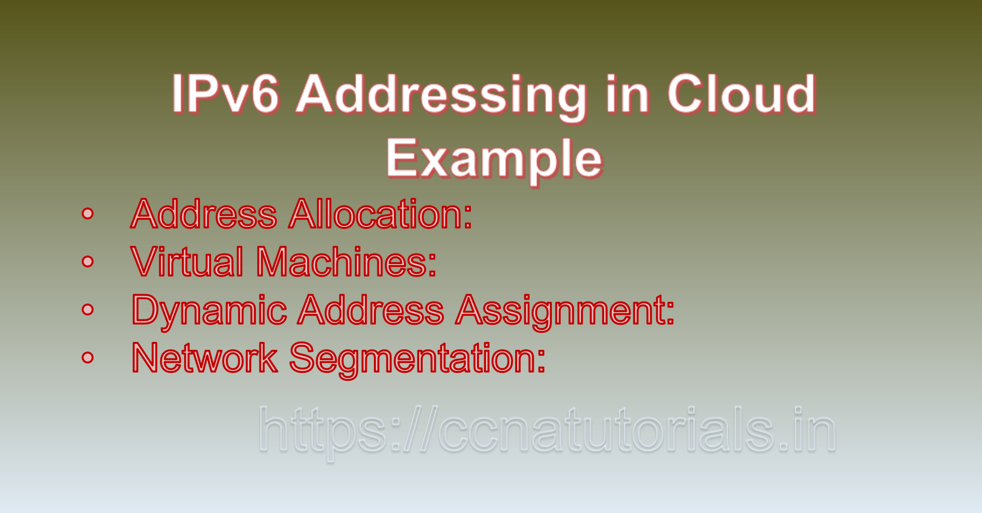 IPv6 Addressing in Cloud Environments, ccna, ccna tutorials