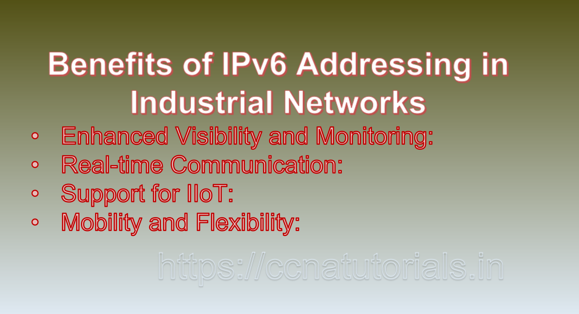 IPv6 Addressing in Industrial Networks, ccna, ccna tutorials