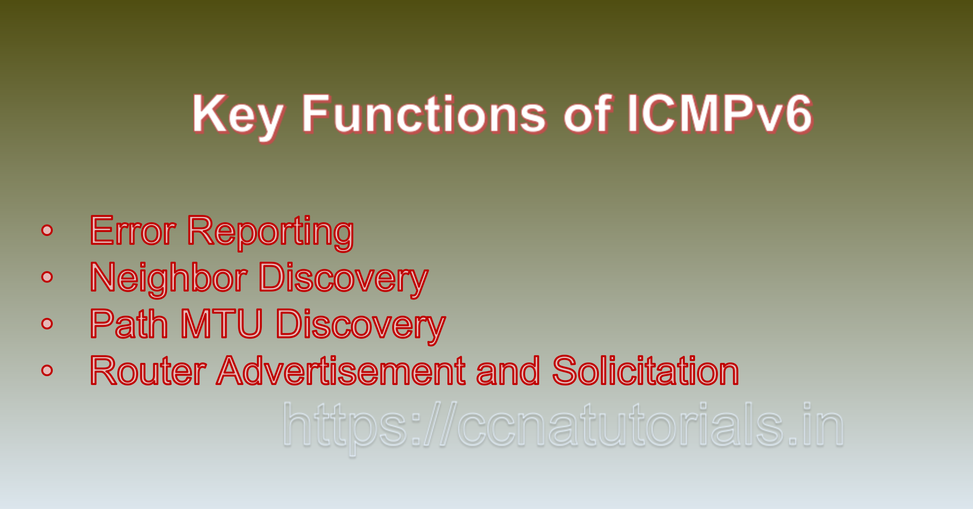  IPv6 Internet Control Message Protocol (ICMPv6), ccna, ccna tutorials