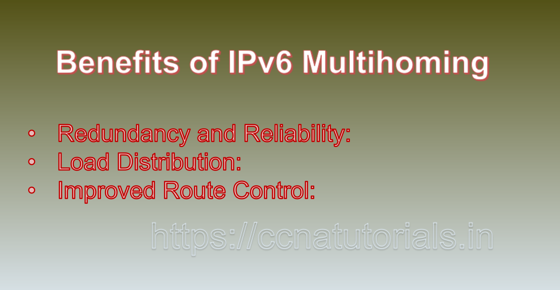 IPv6 Multihoming and Load Balancing, ccna, ccna tutorials