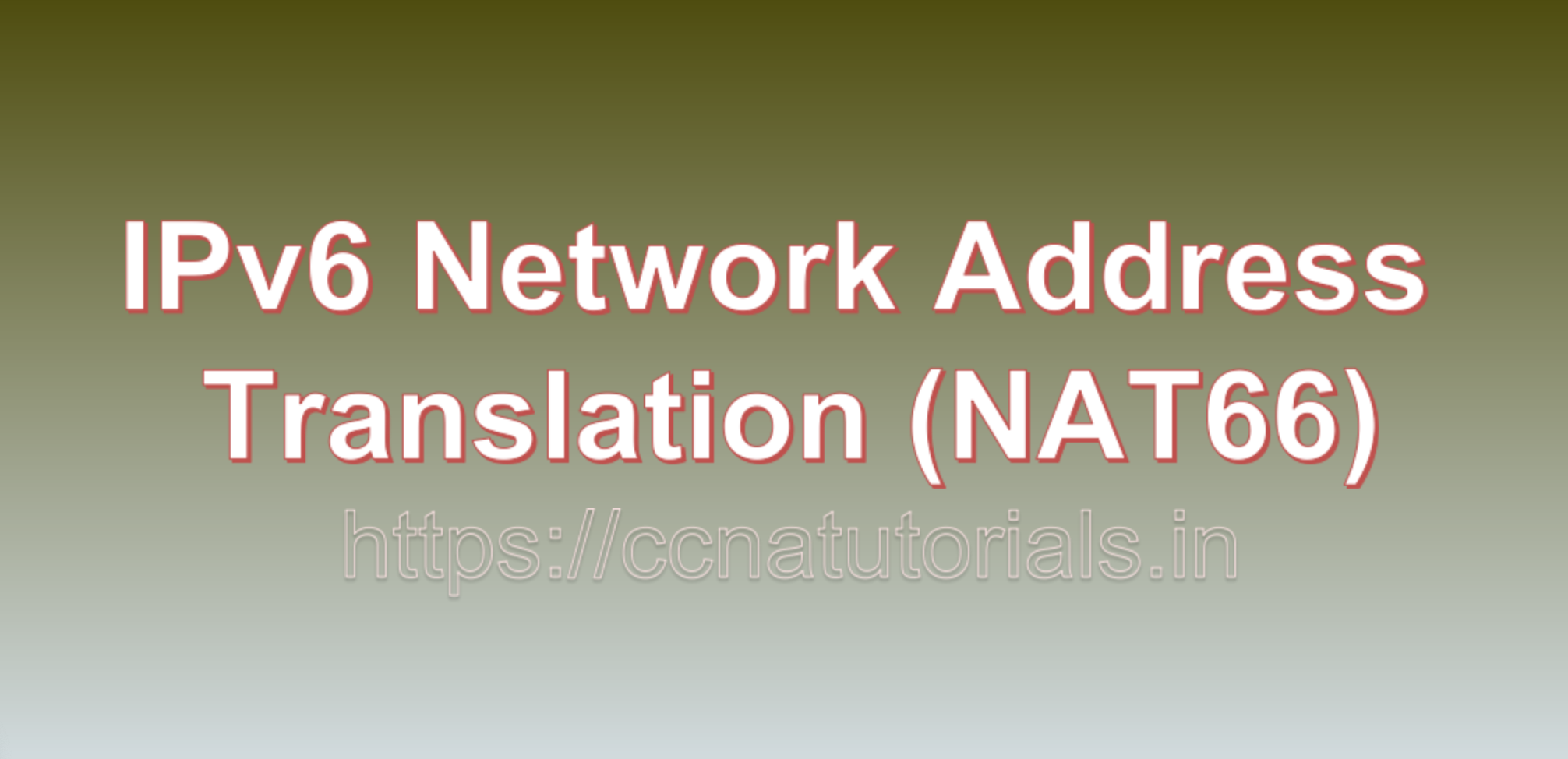 IPv6 Network Address Translation (NAT66), ccna, ccna tutorials