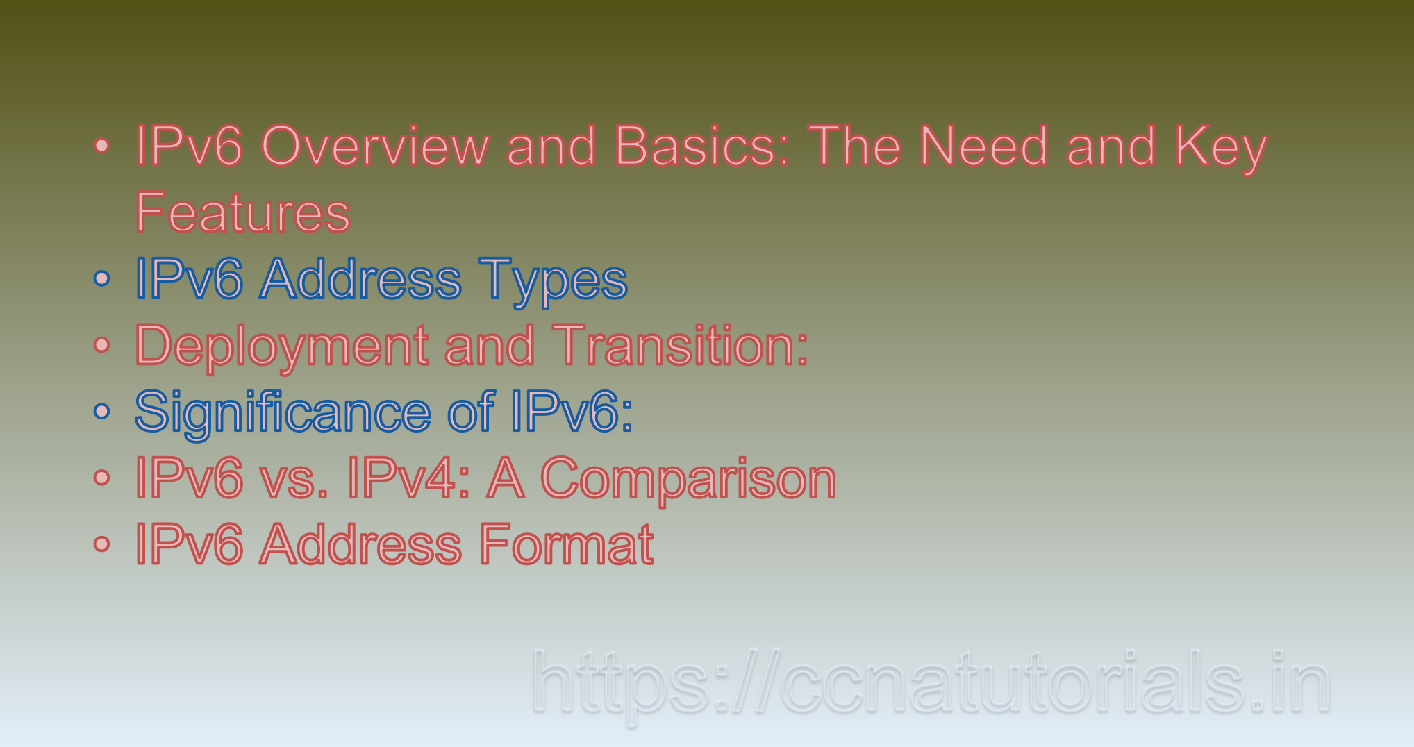 IPv6 Overview and Basics, ipv6, ccna, ccna tutorials