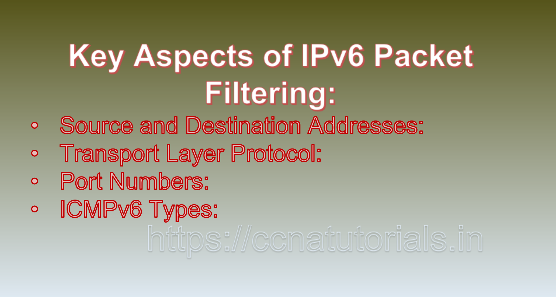 IPv6 Packet Filtering and Filtering Rules, ccna, ccna tutorials