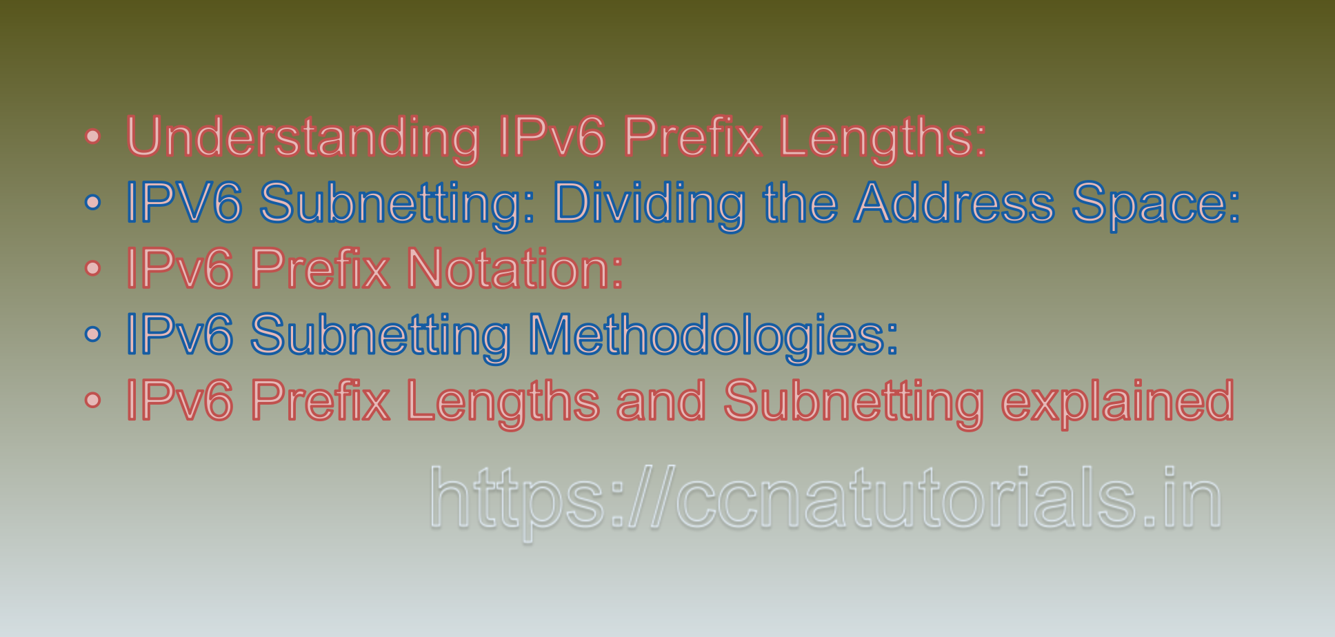 IPv6 Prefix Lengths and Subnetting, ccna, ccna tutorials