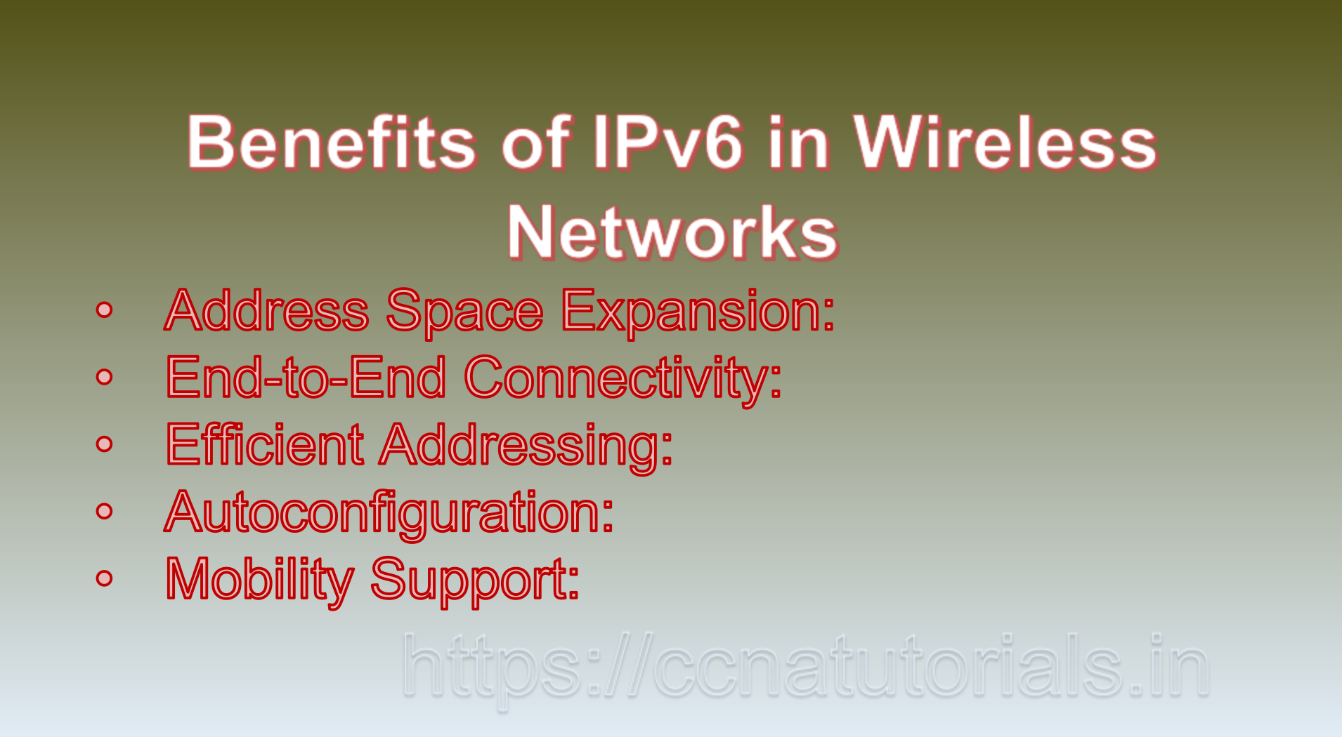 IPv6 in Wireless Networks, ccna, ccna tutorials