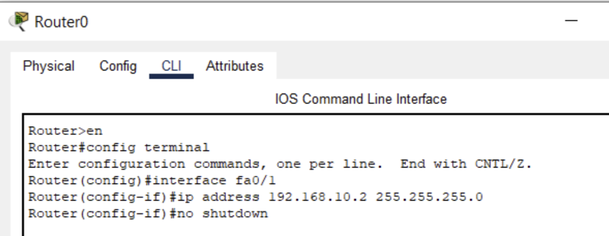 Configuration of an IP Address on a Router Interface, ccna, ccna tutorials