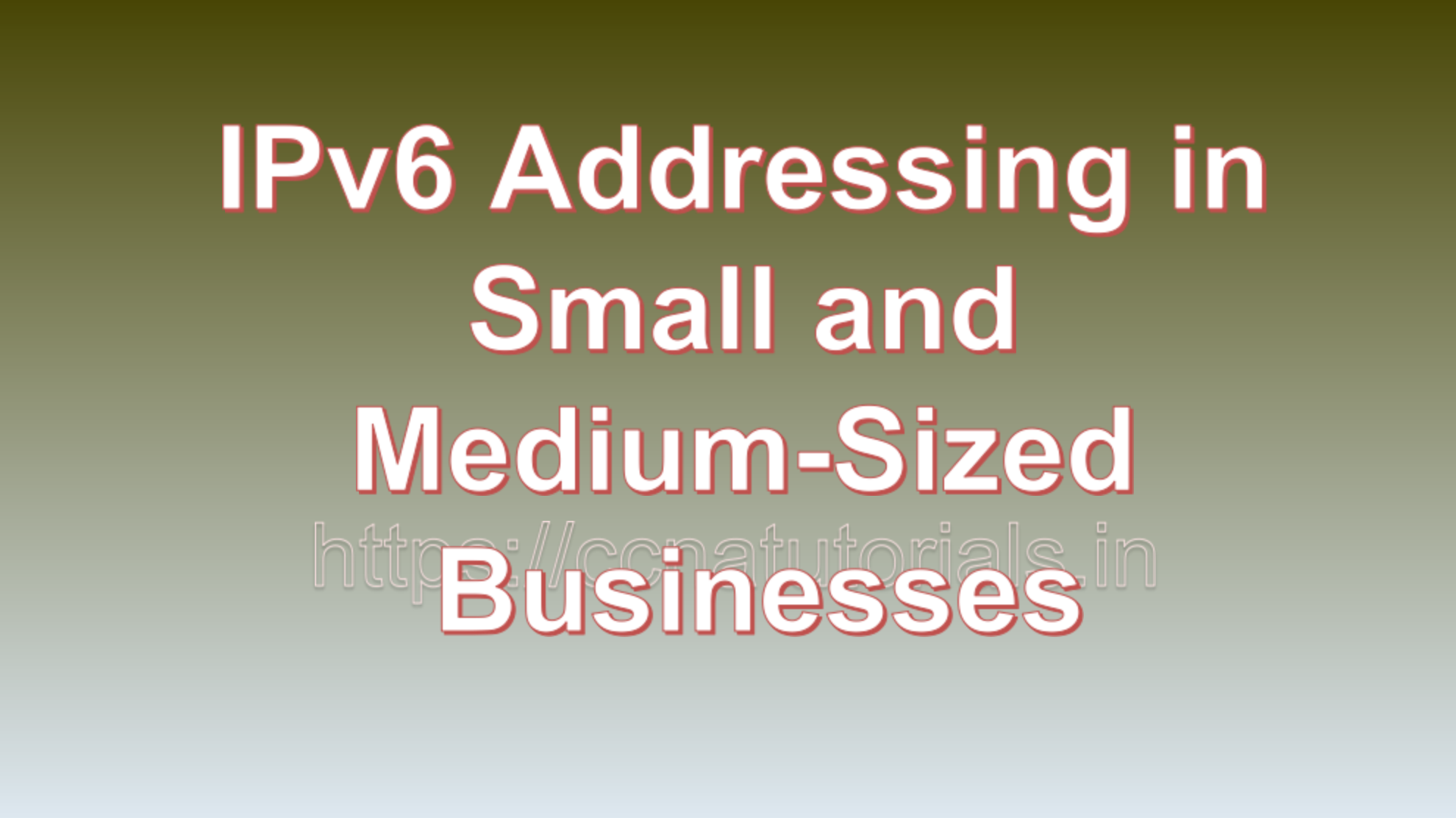 IPv6 Addressing in Small Businesses, ccna, ccna tutorials