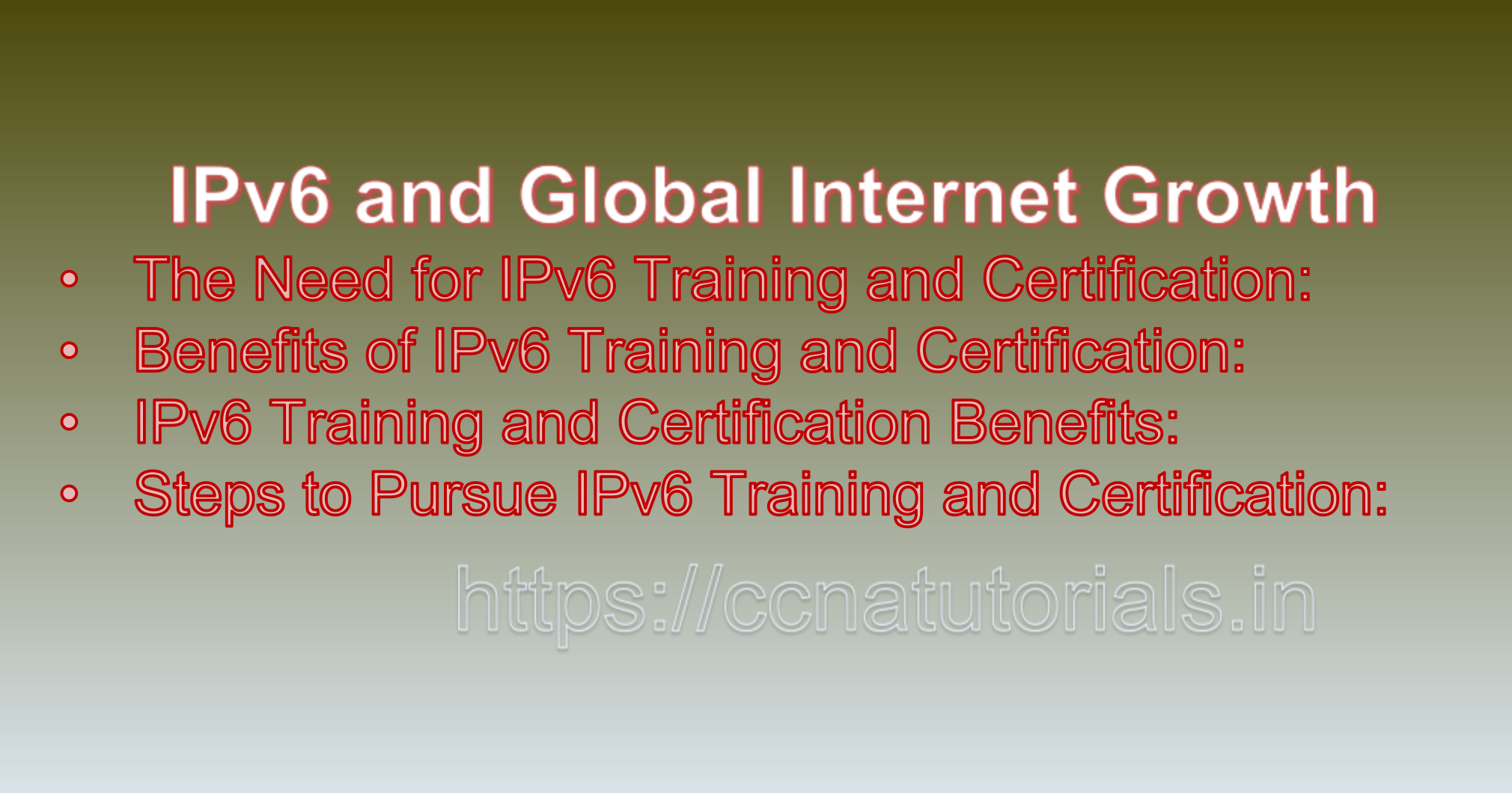 IPv6 Training and Certification Programs, ccna, ccna tutorials