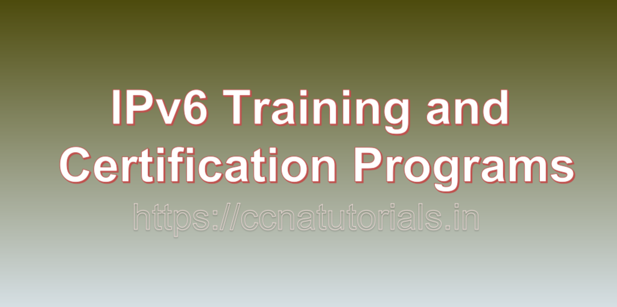 IPv6 Training and Certification Programs, ccna, ccna tutorials
