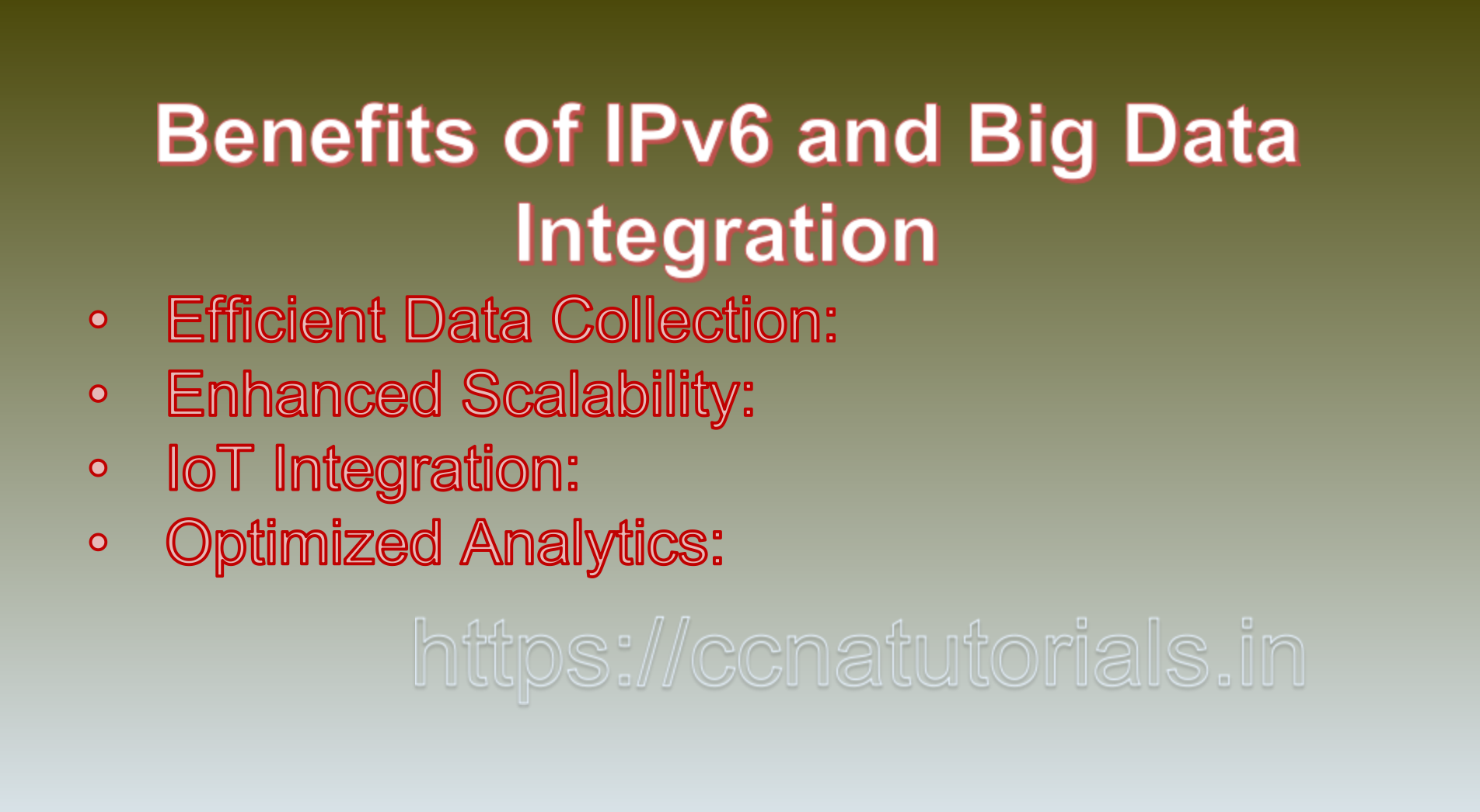 IPv6 and Big Data Applications, ccna, ccna tutorials