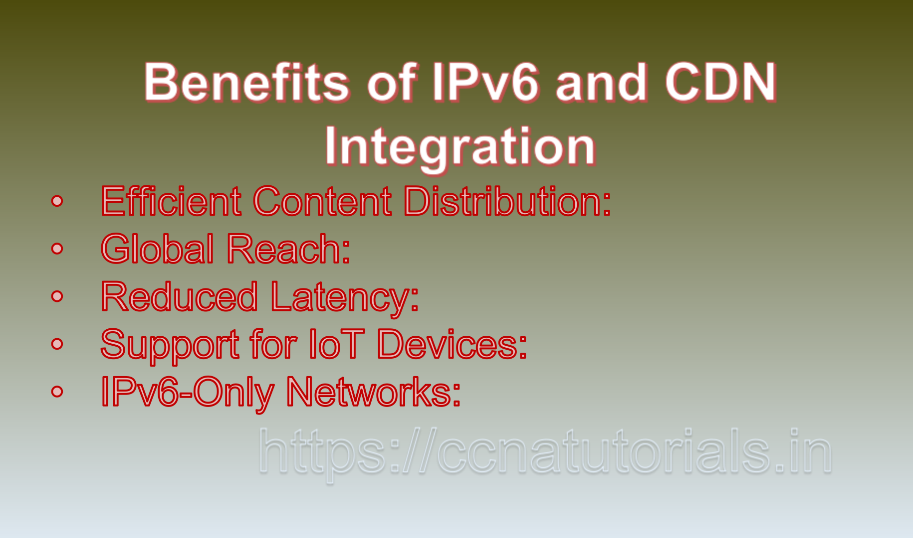 IPv6 and Content Delivery Networks, ccna, ccna tutorials