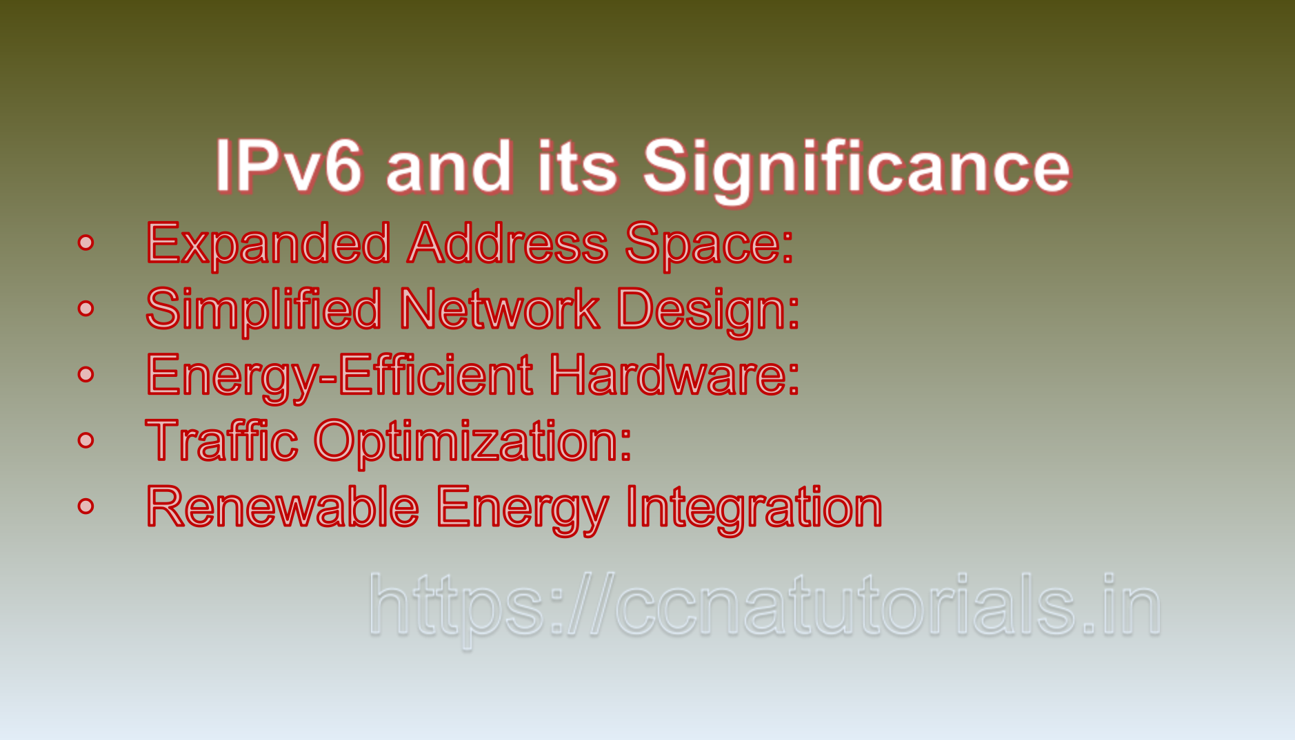 IPv6 and Energy Efficiency, CCNA, CCNA TUTORIALS