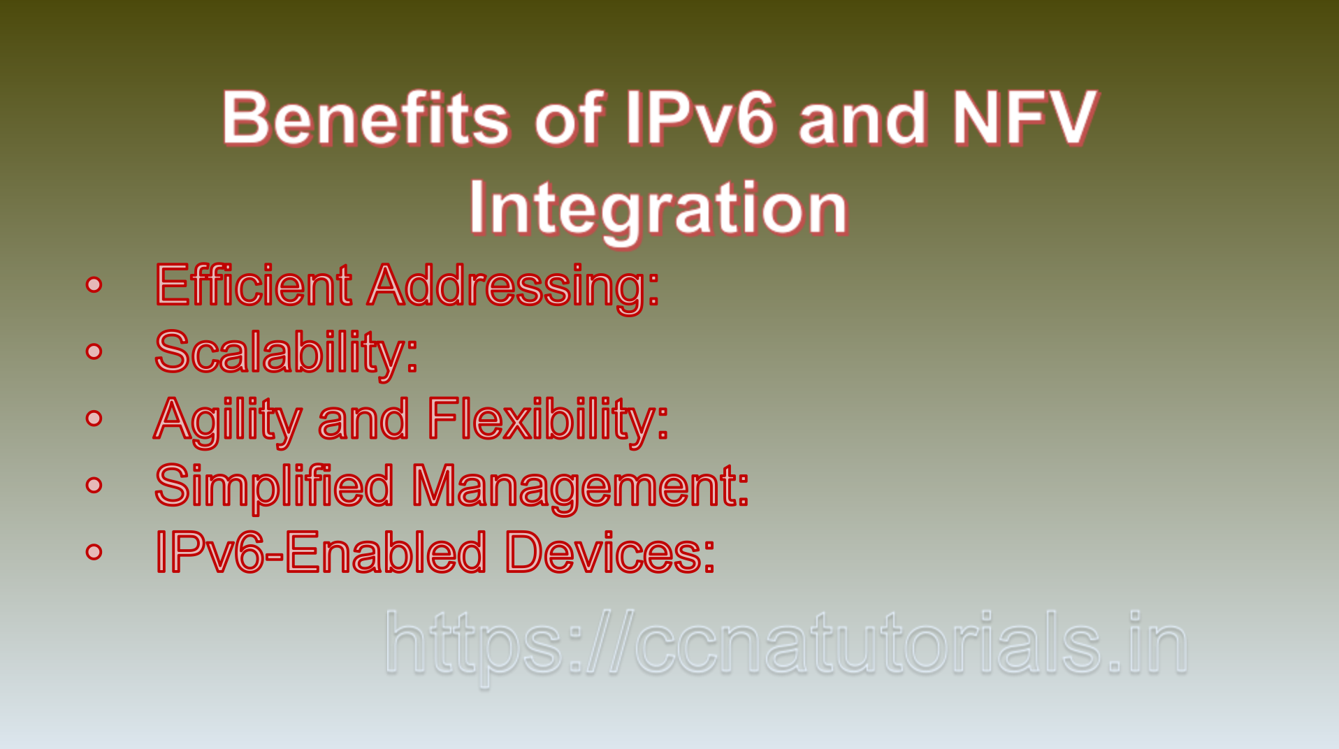 IPv6 and Network Function Virtualization, ccna , ccna tutorials