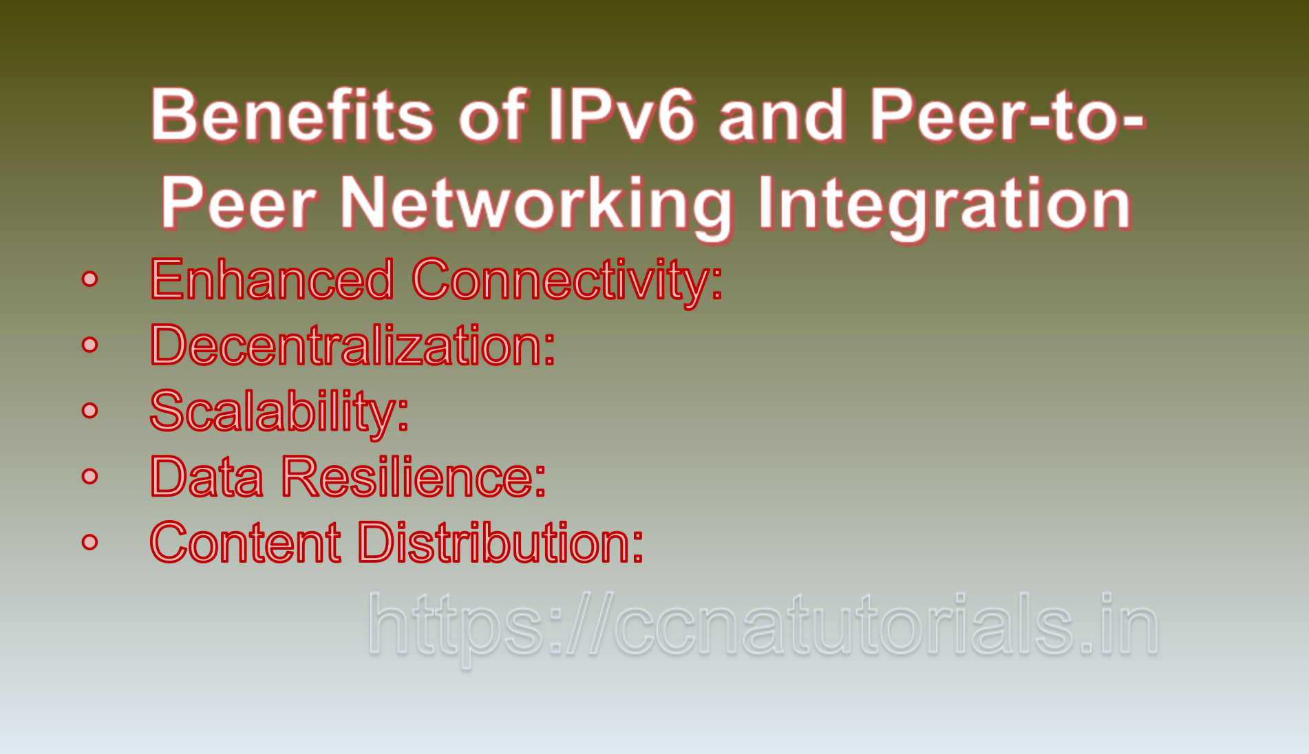 IPv6 and Peer-to-Peer Networking, ccna, ccna tutorials