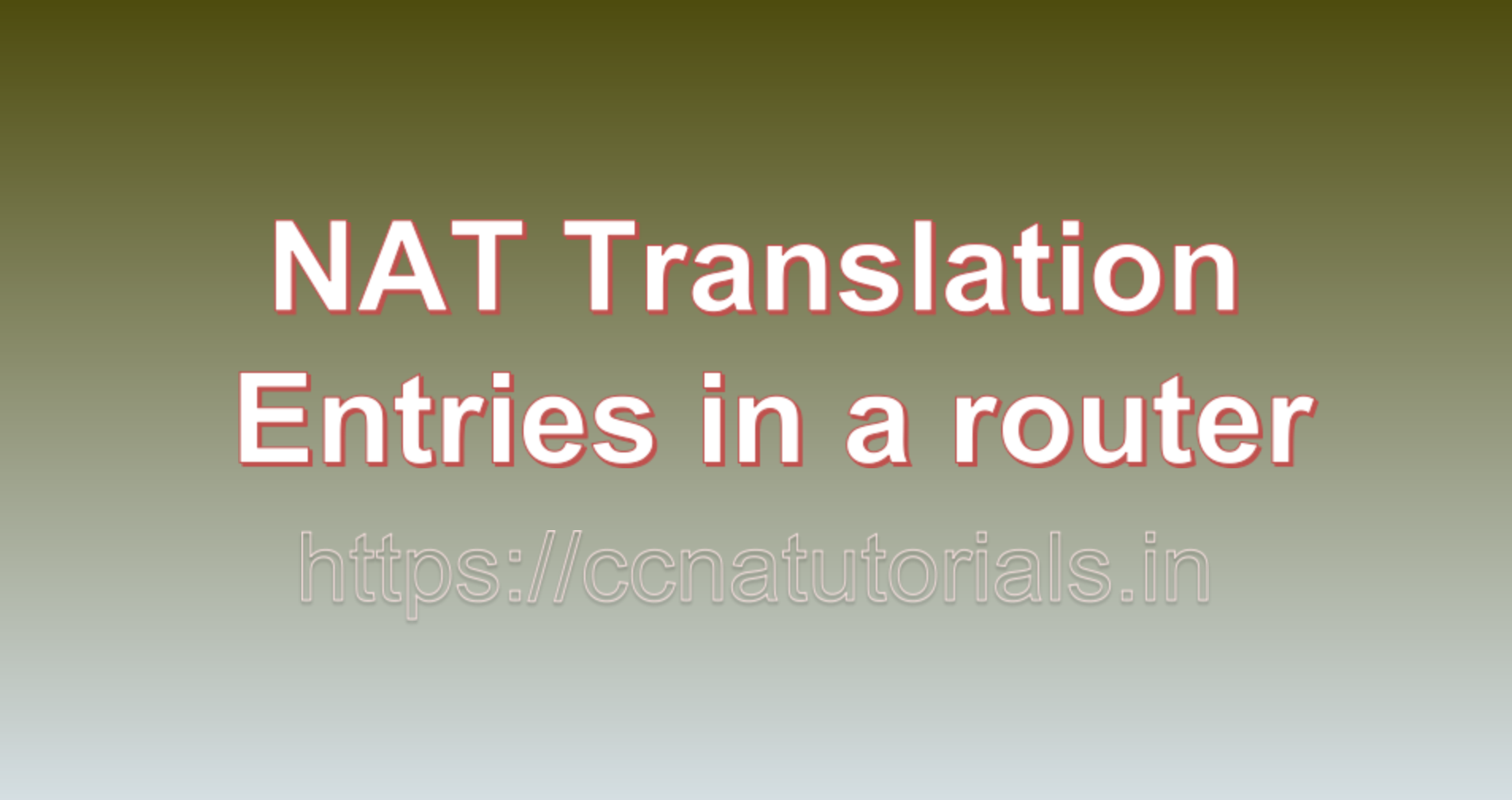 NAT Translation Entries in a router, ccna, ccna tutorials
