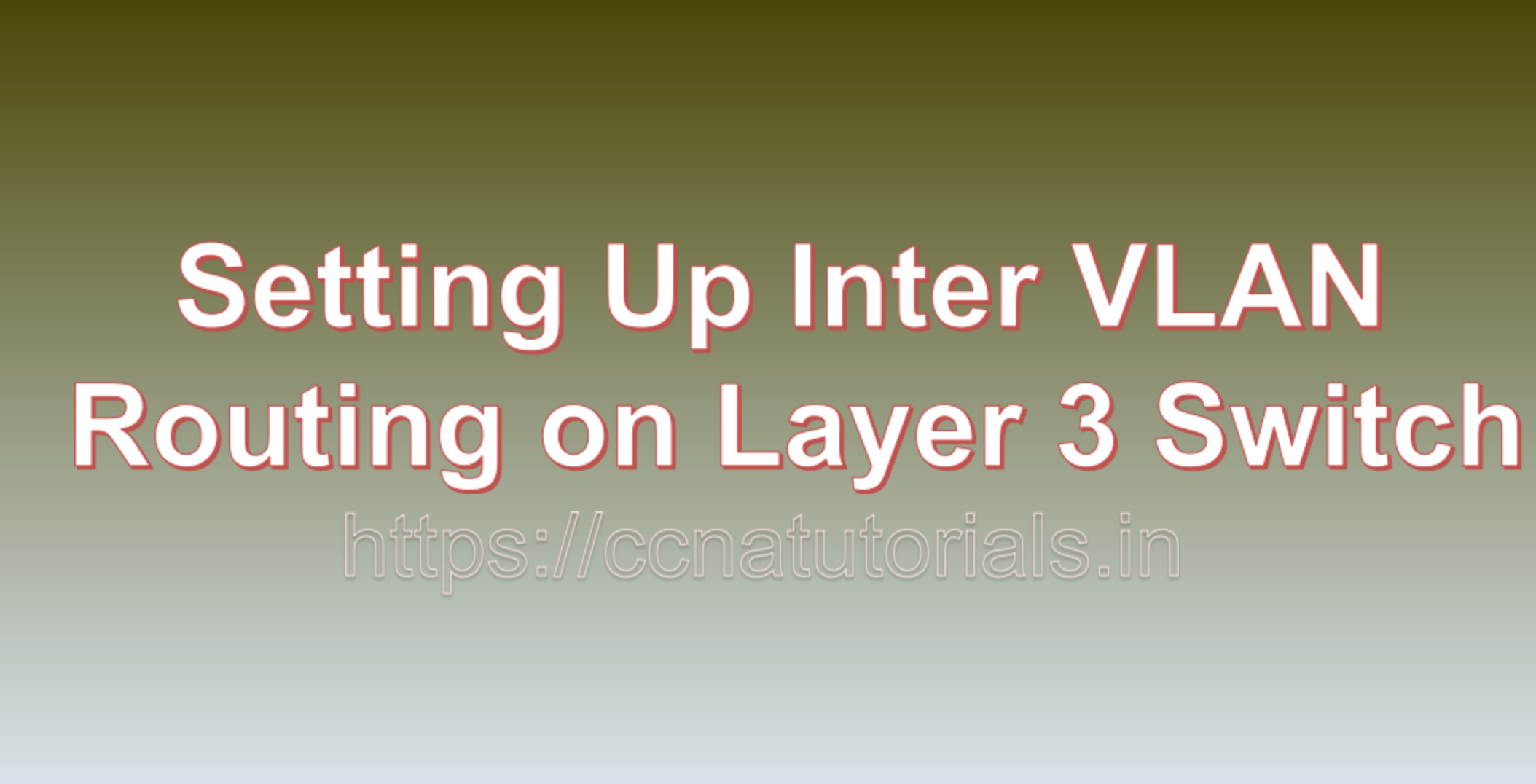 Setting Up Inter VLAN Routing on a Layer 3 Switch, ccna, ccna tutorials