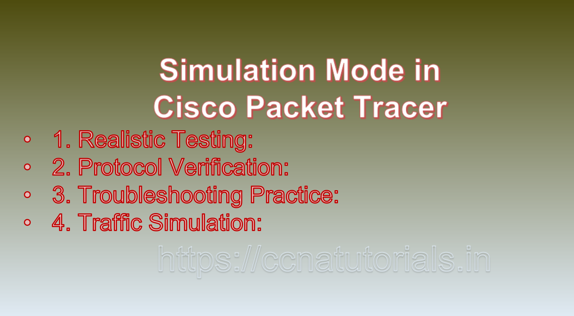 Simulation Mode in Cisco Packet Tracer, ccna, ccna tutorials