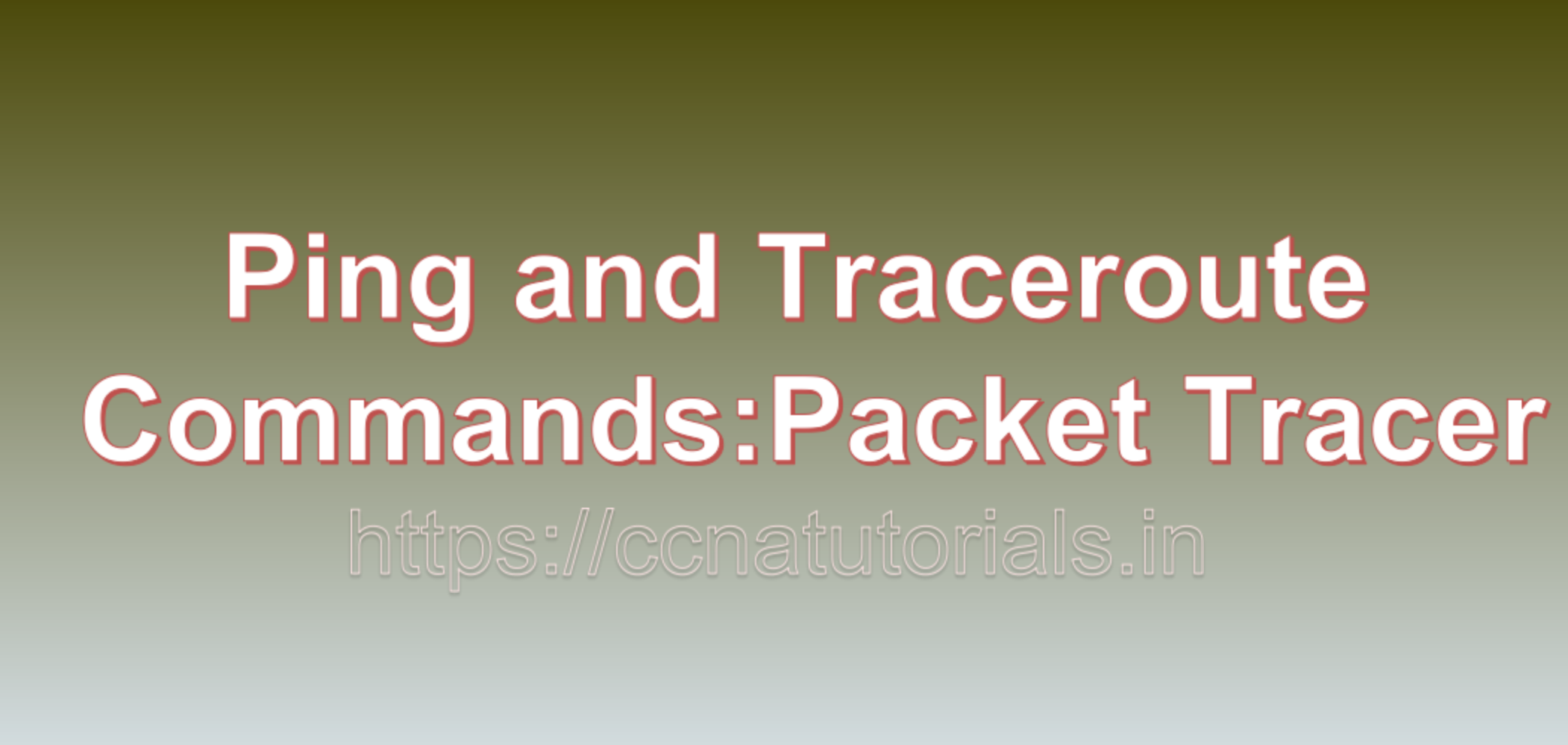 The Purpose of Ping and Traceroute Commands in Packet Tracer, ccna, ccna tutorials