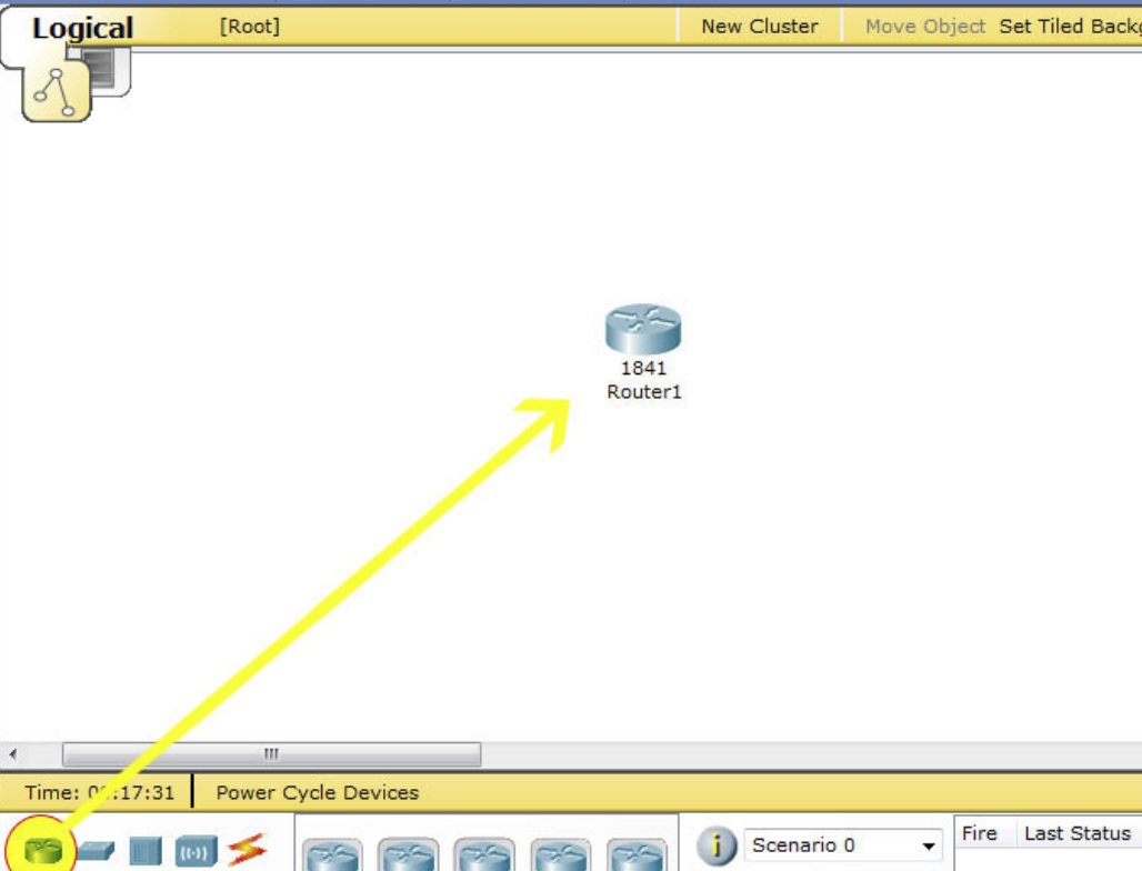 adding a Router in Packet Tracer, ccna, ccna tutorials