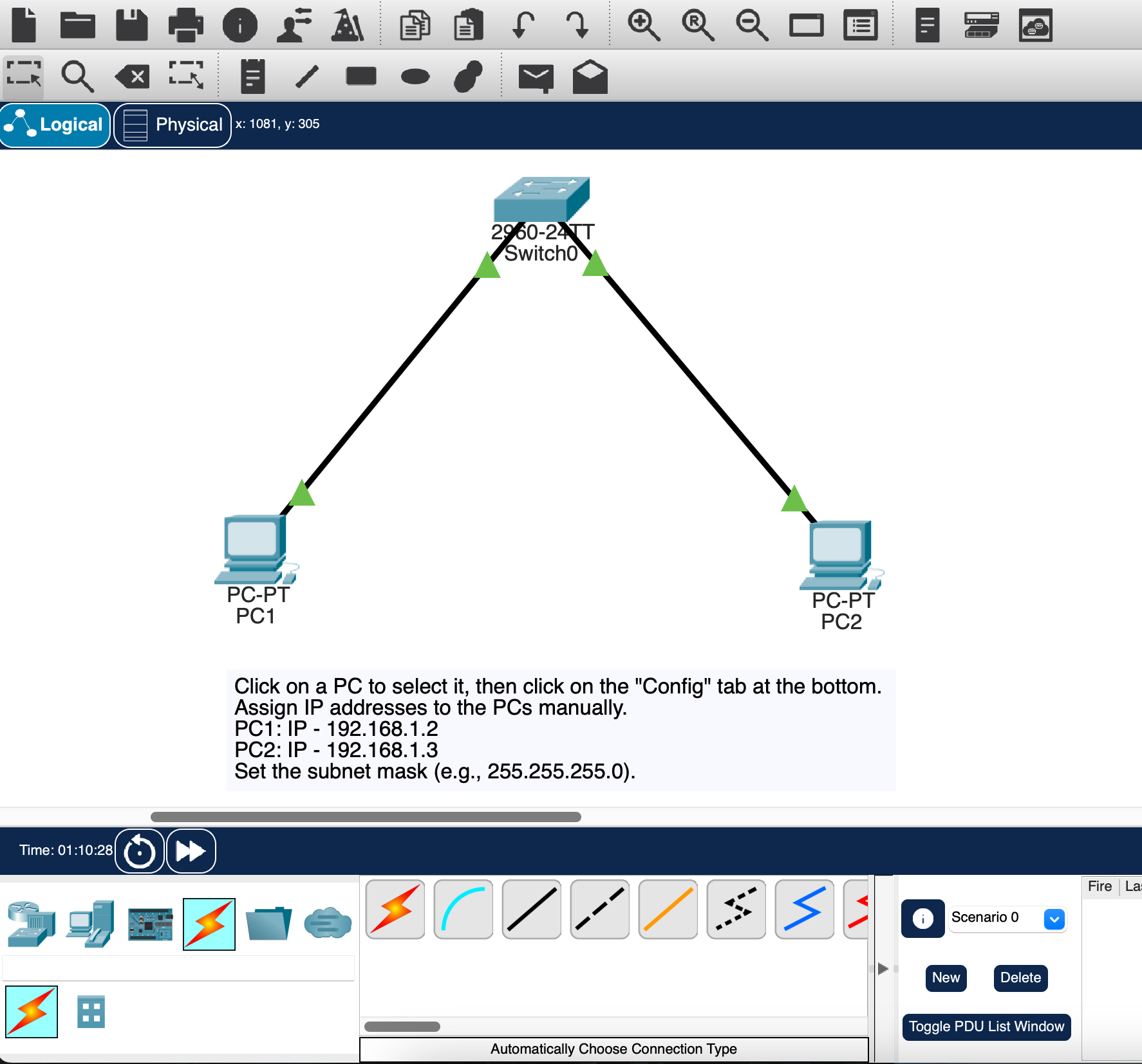 Configuring LAN in Packet Tracer , ccna, ccna tutorial