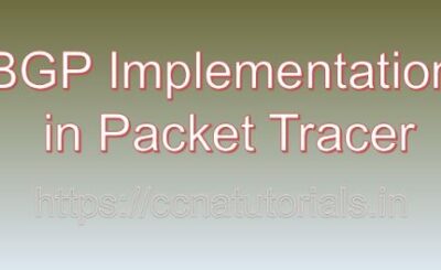BGP Implementation in Packet Tracer, ccna, ccna tutorials
