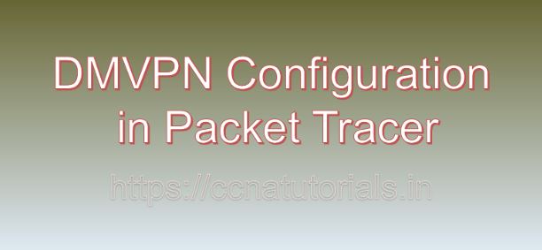DMVPN Configuration in Packet Tracer, ccna, ccna tutorials