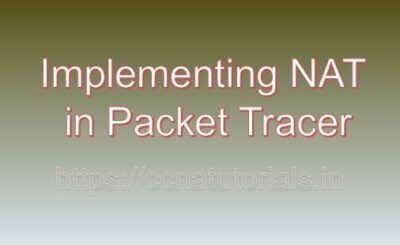 Implementing NAT in Packet Tracer, ccna, ccna tutorials