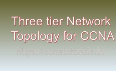 Three tier network topology for ccna, ccna, ccna tutorials