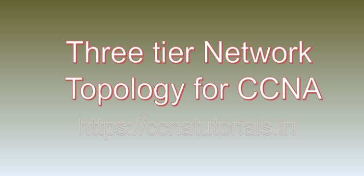 Three tier network topology for ccna, ccna, ccna tutorials