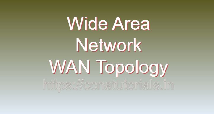 WIDE AREA Network WAN topology, CCNA, CCNA TUTORIALS