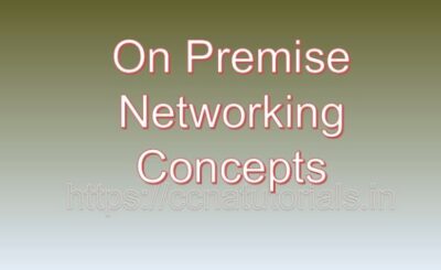 on premise networking concepts, ccna, ccna tutorials